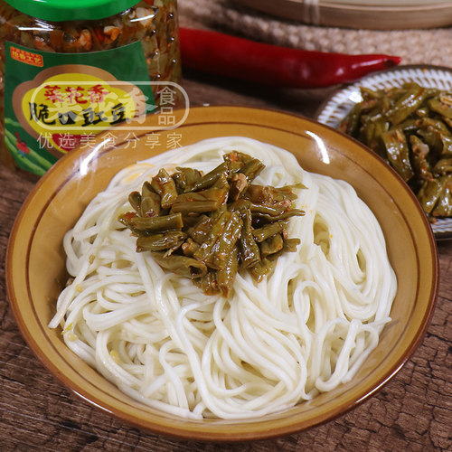 菜花香脆口豇豆280g四川老坛酸豆角下饭菜开胃菜泡青菜佐餐小咸菜 - 图3