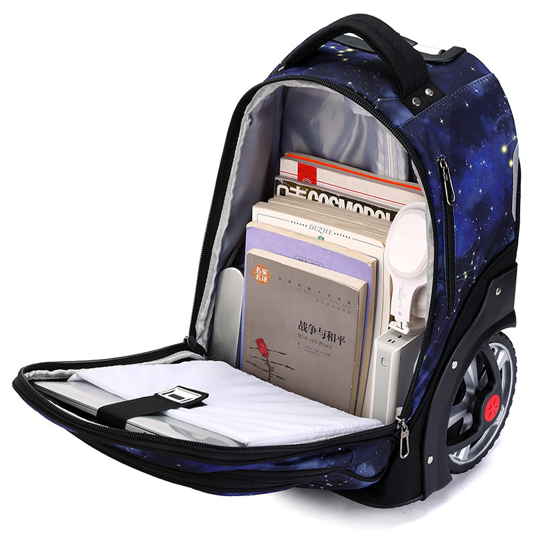 新款拉杆书包中学生大容量小学生男女拖拉爬楼梯大轮子静音行李箱,淘宝优惠券,粉丝福利购,淘宝优惠卷