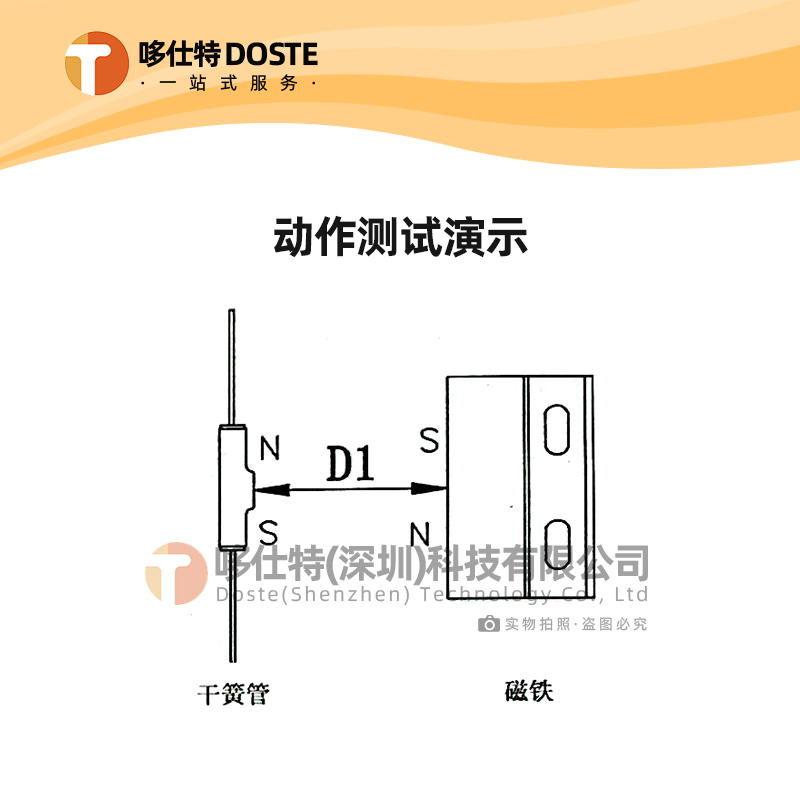 GPS-11A俄罗斯干簧管MKA10110GPS-11B塑封干簧管抗振防摔磁控开关 - 图2