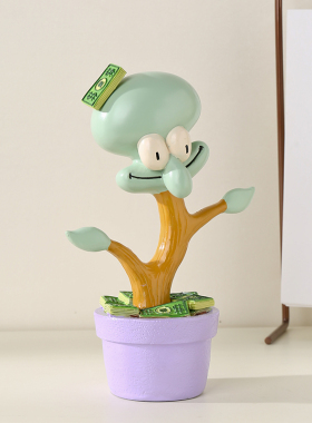 章鱼哥放轻松摆件有钱花稀奇古怪