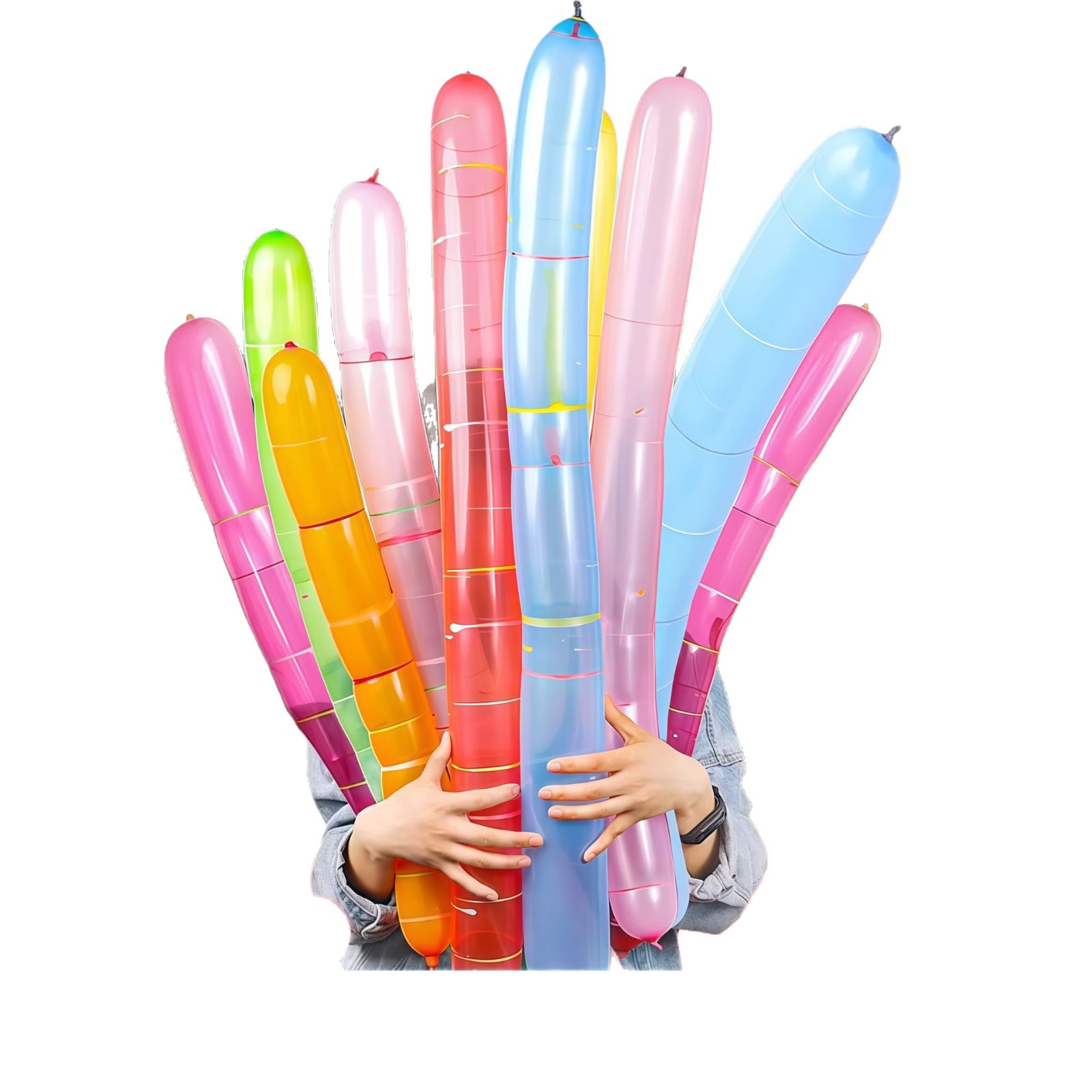 火箭气球飞天会飞的会叫儿童放屁会响的冲天汽球儿童户外气球乳胶