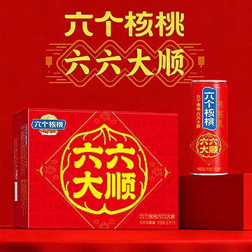 送礼袋！六个核桃24礼盒*16年货礼盒~[24元优惠券]-寻折猪