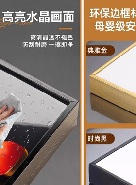 新中式电表箱装饰画竖款免打孔柿子餐厅强弱电箱电源开关遮挡挂画