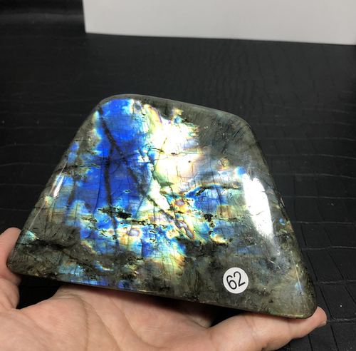 一物一图天然水晶原石矿石天然月光石蓝月光石蓝月光拉长石摆件 - 图3
