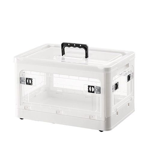 Прозрачный ящик для хранения, пластиковая универсальная складная коробочка для хранения, коробка для хранения