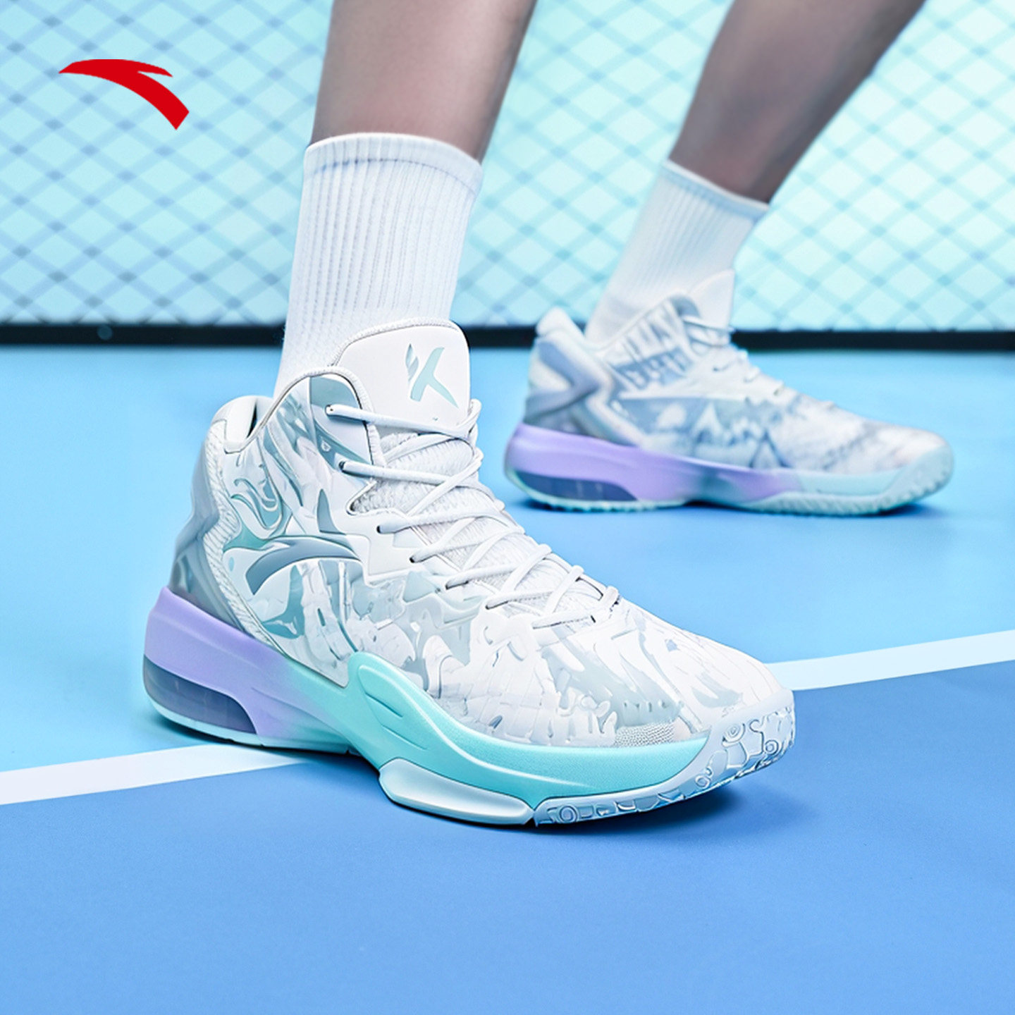 安踏篮球鞋男鞋汤普森球鞋KT3专业气垫球鞋实战鞋子男款运动鞋男,淘宝优惠券,粉丝福利购,淘宝优惠卷