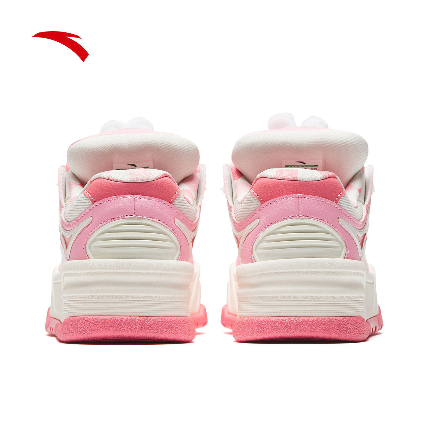 安踏芝士蛋糕可妮兔联名款板鞋女厚底面包鞋女款运动鞋 122618071,淘宝优惠券,粉丝福利购,淘宝优惠卷