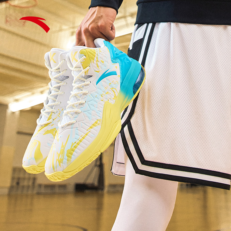 安踏篮球鞋男鞋KT3球鞋专业气垫鞋子实战水泥地耐磨男款运动鞋男 - 图1