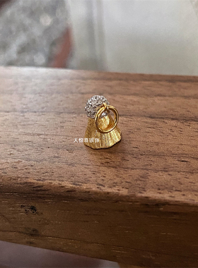 纯银镀金羽毛球吊坠挂件