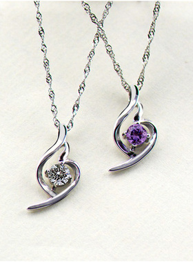 吊坠银送礼物女十字链项链