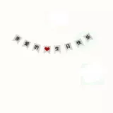 Флаг дня рождения декоративная сцена сцены