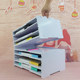 Office stackable desktop A3 storage file rack with multiple layers