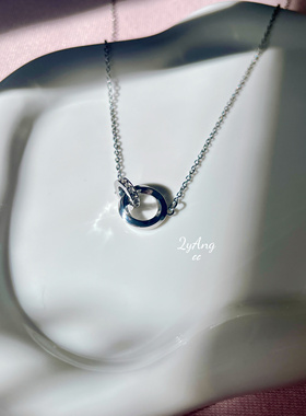 澜山钛钢不褪色项链莫比乌斯环