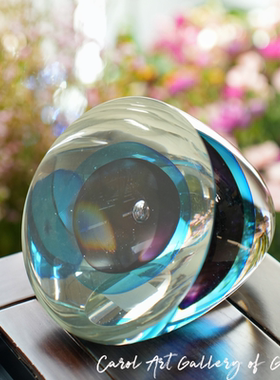 琉璃花瓶艺术抽象装饰品