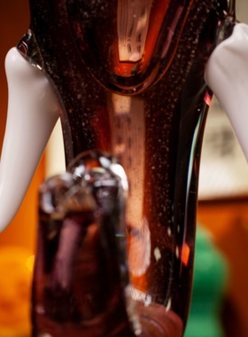 人间遗珠巨灵之息象首琉璃摆件