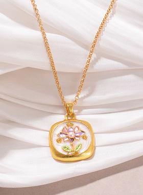 新中式复古项链女小众设计感高级轻奢气质百搭锁骨链