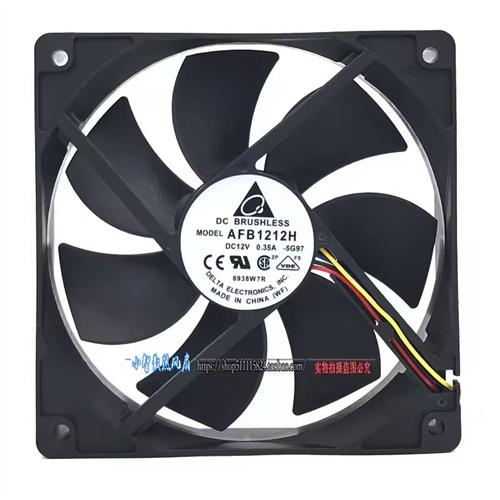 Brand new 12cm large air volume 12V high speed violent PWM graphics card computer chassis silent cooling fan 12025