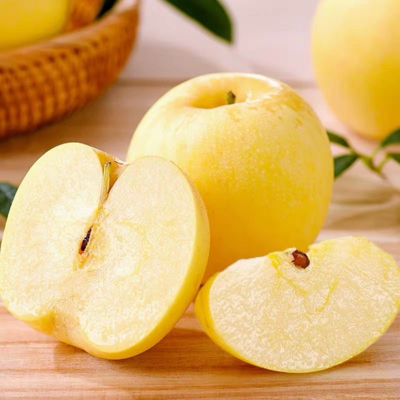 洛川苹果黄金维纳斯苹果水果奶油源头直发轻奢礼盒桶装产地发京东