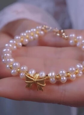 沄玥古法金法式宫廷在逃公主手链