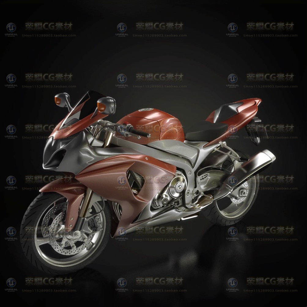 国外工业高精度3dmax12款高精度摩托车机车模型合集虚拟物非实物
