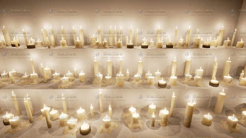 UE4虚幻4场景写实蜡烛Atmospheric Candles Pack非实物游戏3D模型 - 图1