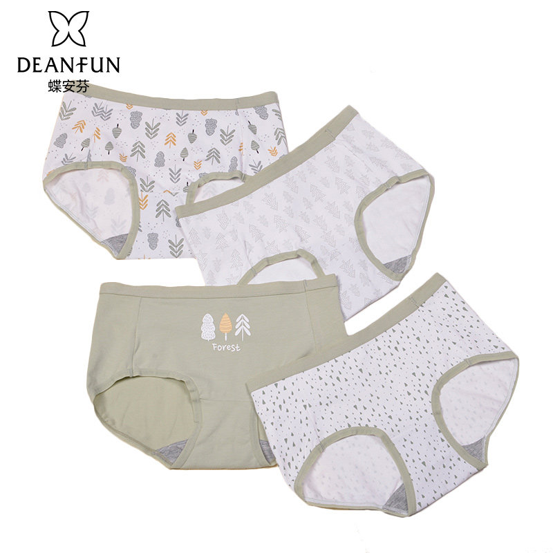 deanfun /蝶安芬女士平角中三角裤 蝶安芬内裤
