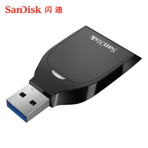 闪迪官方旗舰店正品迷你读卡器高速USB3.0转换存储卡SD卡内存卡