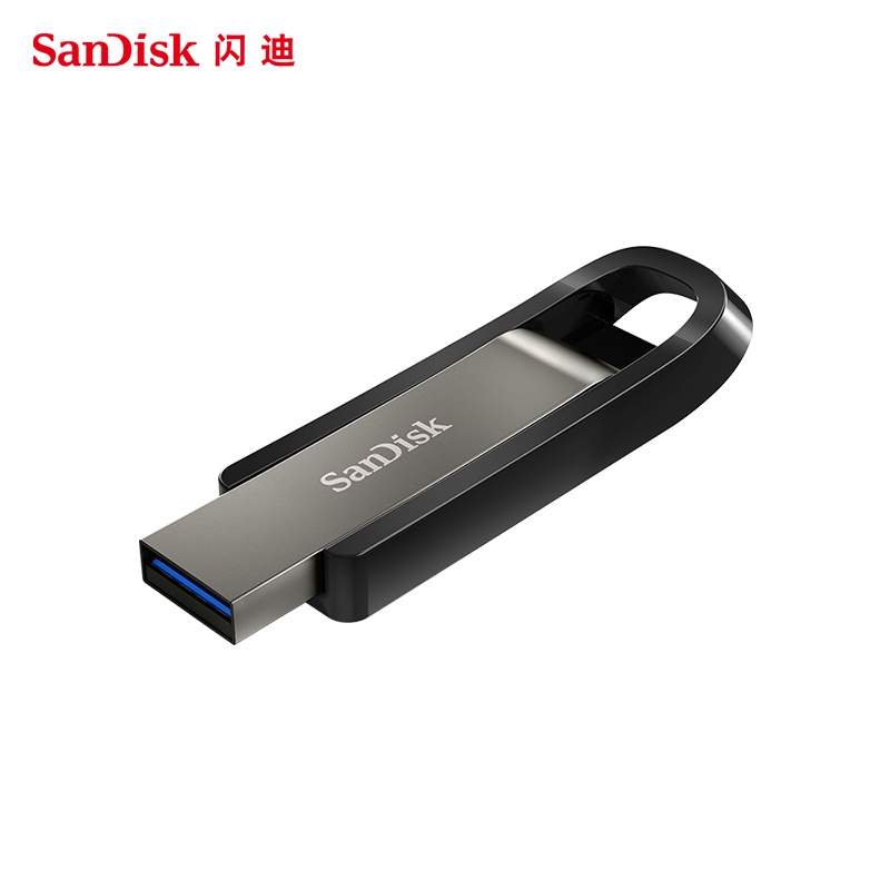 闪迪U盘128g 高速usb3.2 cz810 商务滑盖加密大容量128g优盘 - 图0