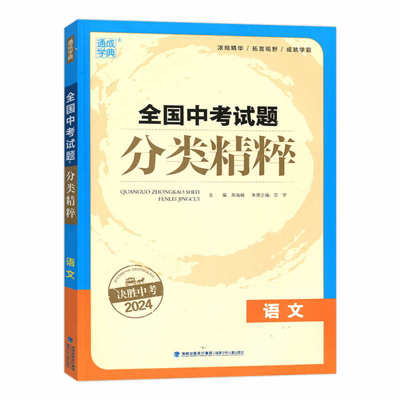 2024版通城学典中考全国中考试题分类精粹语文全国通用版 通成学典中考总复习真题模拟初中九年级9年级初三资料书练习册答案 - 图3