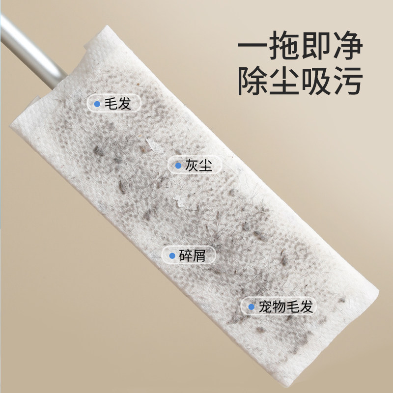 美丽雅地板干巾湿巾拖把静电除尘纸一次性拖把吸尘纸擦地清洁免洗,淘宝优惠券,粉丝福利购,淘宝优惠卷