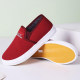Old Beijing cloth shoes with velvet, warm and soft sole for students