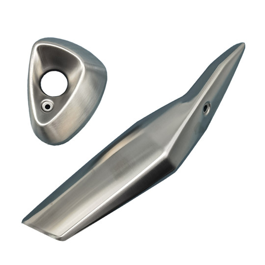 适用铃木GSX250R-A摩托车原装排气管罩消音器防烫板防护盖侧尾盖