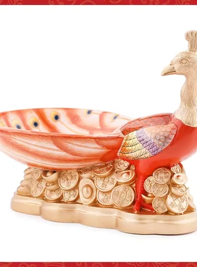 原装正品李居明2025孔雀聚宝盆