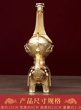 李居明2025吉祥物招财吸水象摆件