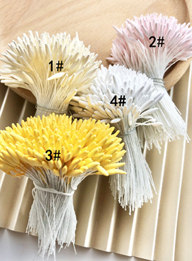 古风汉服饰品手工发簪花心