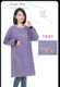 Korean style pure cotton overalls long sleeve Korean style apron
