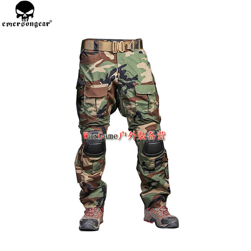 爱默生G3 WL四色丛林青蛙服户外真人CS战术作训 T恤上衣/裤子套装 - 图2