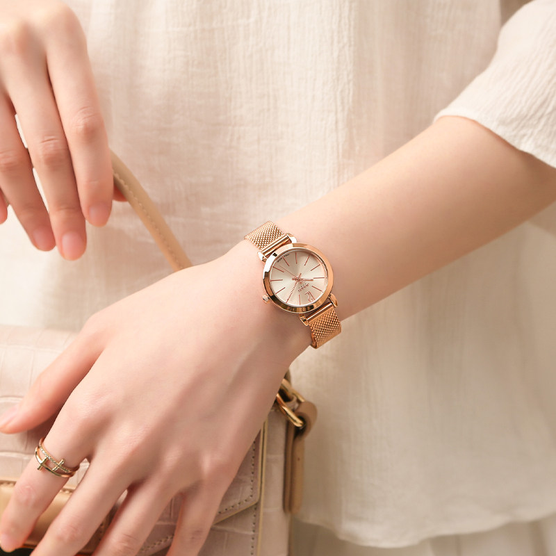 聚利时简约气质小众轻奢小巧防水小 julius聚利时怿涵国产腕表