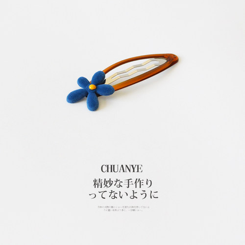 川野法式蝴蝶结发夹边夹侧边精致小夹子彩色可爱百搭发卡碎发bb夹 - 图0