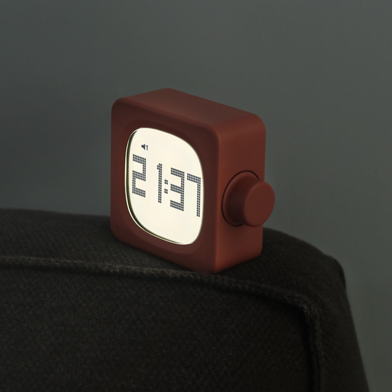 MUID | Cubic Alarm Clock 方块闹钟 简约夜光静音床头LED时钟 - 图2