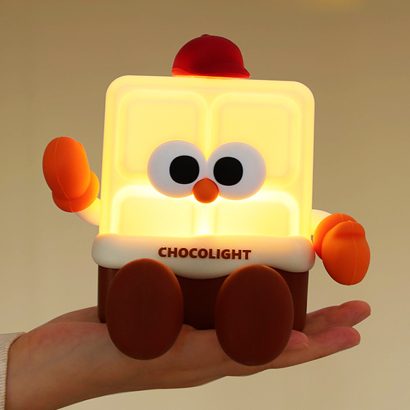 CHOCOLATE NIGHT LAMP|巧克力伴睡夜灯延时关灯手机支架 2in1-图1