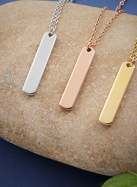 夏秋季长条块吊坠镜面反光感