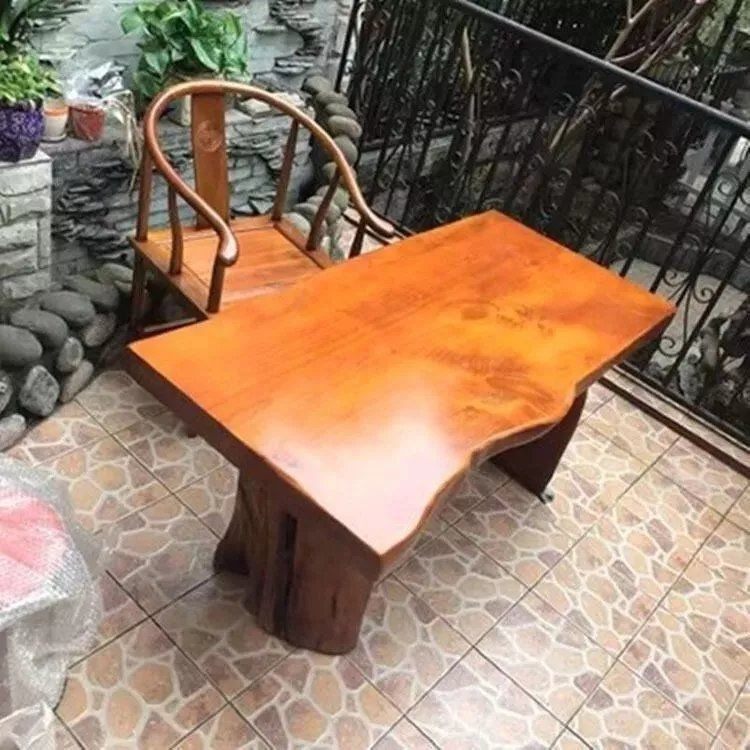 新中式实木大板桌茶台中式原木办公桌茶室禅意整板功夫泡茶桌茶几,淘宝优惠券,粉丝福利购,淘宝优惠卷