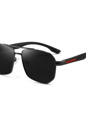 新款时尚男士防紫外线防眩晕高清偏光太阳镜驾驶钓鱼防强光墨镜