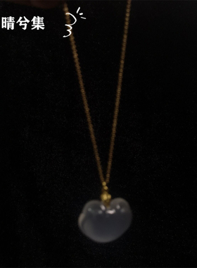 汉服软璎珞水沫玉明制平安锁