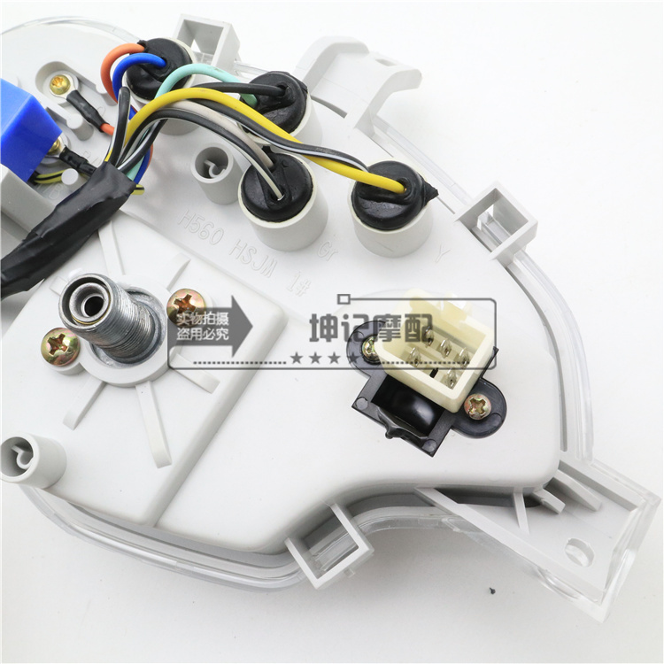 适用豪爵HJ110-6/6A/UD110弯梁摩托车仪表总成里程表公里速度码表 - 图2