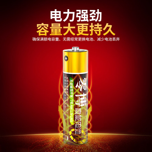 天然气表专用5号电池 1.5V碱性干电池 燃气表 水表 7号电池 电视空调遥控器 门锁指纹锁 玩具车 鼠标挂钟适用 - 图1