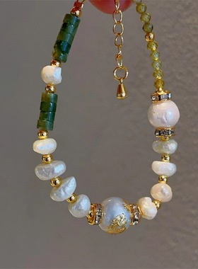 不规则异形淡水珍珠手链韩版手串