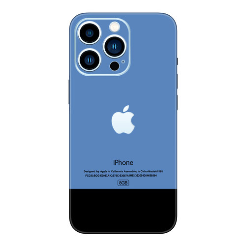 苹果17仿一代贴纸适用iPhone13手机彩膜14Pro全包边12改色膜15背膜xsmax后膜16 - 图3