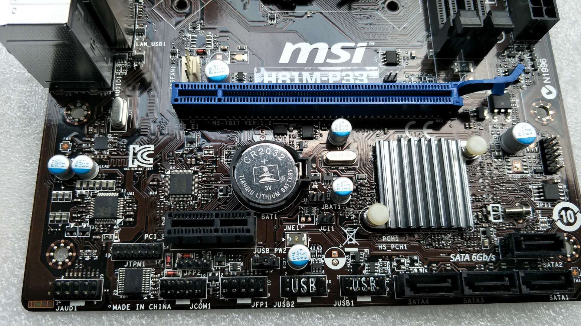 包邮 MSI/微星 H81M-P33微星H81主板1150主板USB3.0全固集显-图1